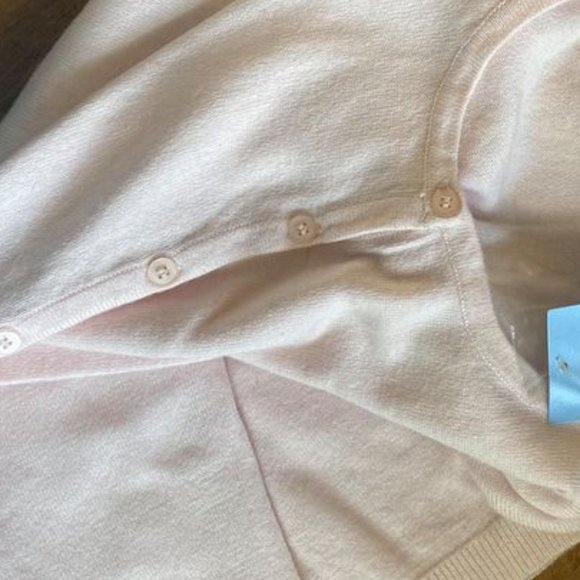 Women's Button Up Sweater Pink - Picture 2 of 3